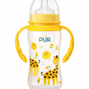 Pur Biberon avec poignée 250ml Chat – Jaune
