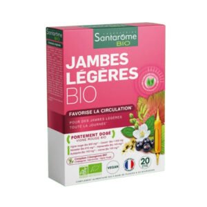 Santarome Jambes Légères Bio – 20 ampoules