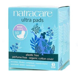 Natracare Serviette Ultra Long+ - 10 Unités