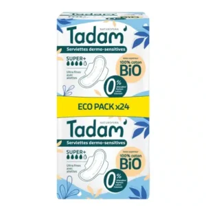 Tadam Serviettes Dermo-sensitives Ultra Super X 24