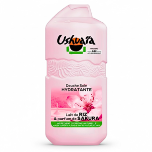Ushuaïa Douche Soin Hydratante Lait de Riz & Sakura 280ml