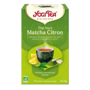 Yogi Tea Thé vert Matcha Citron