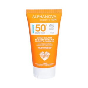 Alphanova Organic Sun Ecran Solaire Invisible en Crème SPF50 – 50g