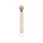 Bibs Attache-sucette Tricoté Ivory