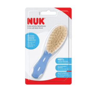 Nuk Brosse à poils naturels Bleu