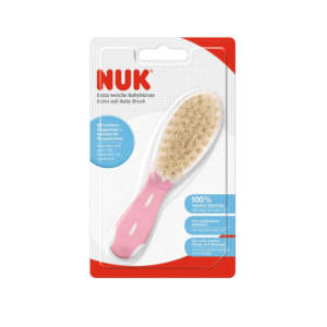 Nuk Brosse à poils naturels Rose
