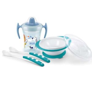 Nuk Set Repas 4 pièces bleu