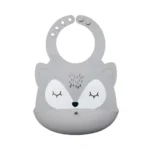 Tiny Twinkle Bavoir en Silicone Gris