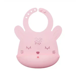 Tiny Twinkle Bavoir en Silicone - Rose