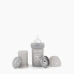 Twistshake Biberon anti-colique 180ml Gris