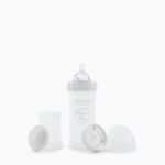 Twistshake Biberon anti-colique 260ml Blanc
