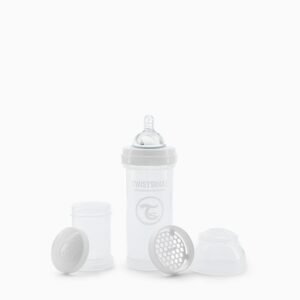 Twistshake Biberon anti-colique 260ml Blanc