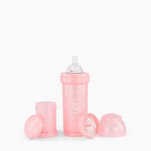 Twistshake Biberon anti-colique 260ml Rose