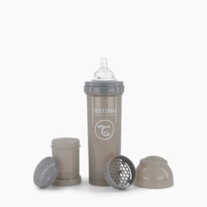 Twistshake Biberon anti-colique 330ml Gris