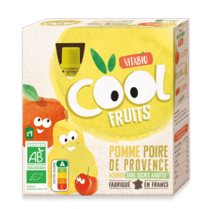 Vitabio Cool Fruits Pomme Poire de Povence 4x90g