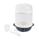 Stérilisez vos biberons en 6 min avec le Béaba Stéril Express Évolutif. Design compact, capacité 9 biberons, coloris Night Blue. Pratique, rapide et hygiénique !