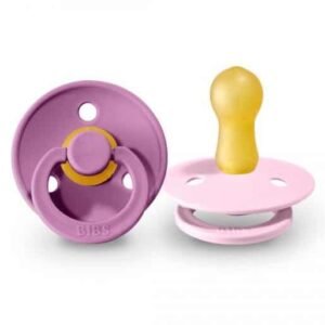 Bibs Lot de 2 Sucettes Lavender Baby Pink 0-6 mois