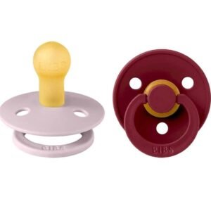 Bibs Lot de 2 Sucettes Pink Plum Elderberry 0-6 mois