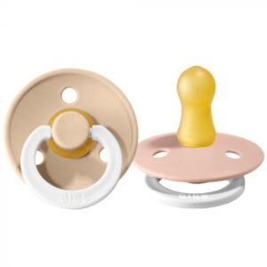 Bibs Lot de 2 Sucettes Glow Blush Vanilla 0-6 mois