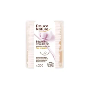 Douce Nature Bâtonnets d'Oreille Bio – 200 unités