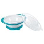 Nuk Bol d'Apprentissage avec Couvercle - Bleu