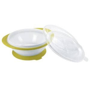 Nuk Bol d'Apprentissage avec Couvercle - Vert