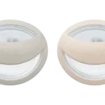 Nuk Sucette en silicone MommyFeel 0-9 mois Gris-Beige