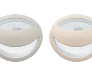 Nuk Sucette en silicone MommyFeel 0-9 mois Gris-Beige