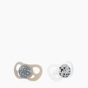 Twistshake Sucettes Pacifier 0-6 mois Gris/Blanc