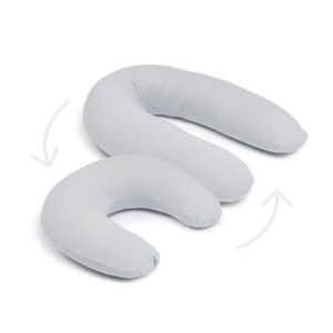 Doomoo Twisty 2-en-1 Coussin Multiform – Pearl Grey