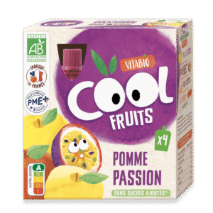 Vitabio Cool Fruits Pomme Passion 4x90g