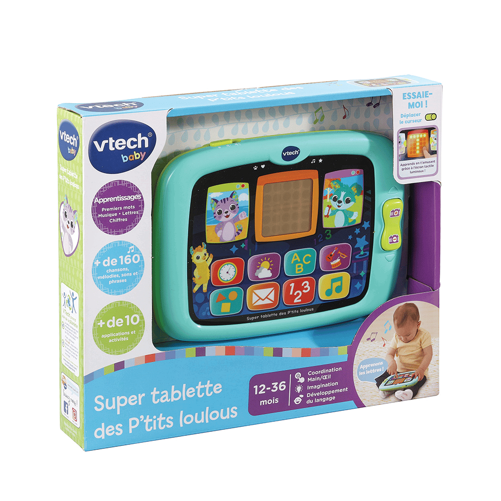 VTech Super Tablette Des P'tits Loulous 12mois+