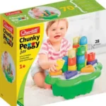 Quercetti Chunky peggy 28 pièces