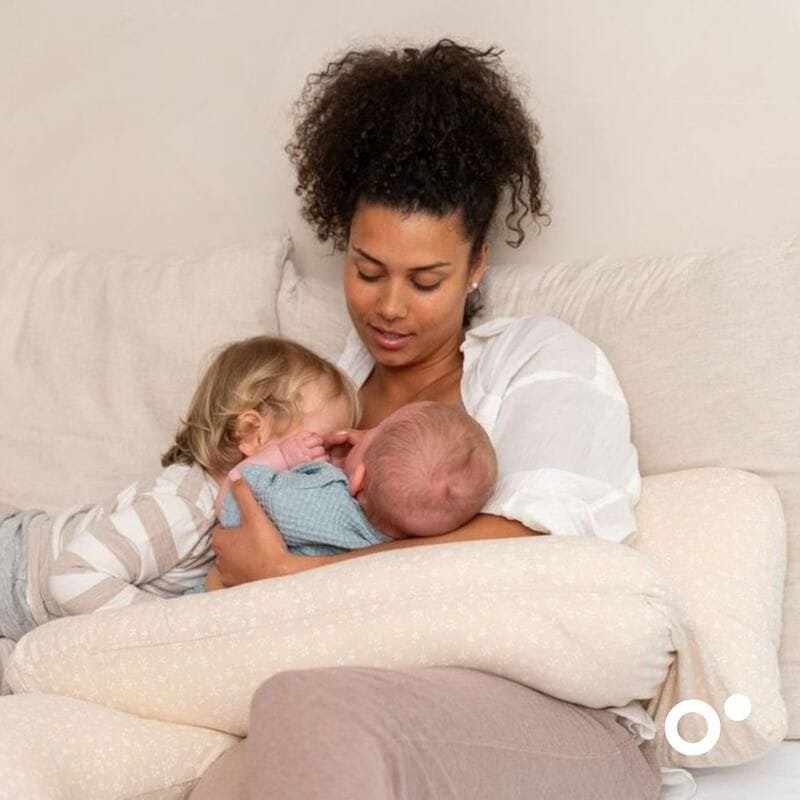 Doomoo Coussin de Grossesse Maxi Mini – Flowers Sand – Image 5