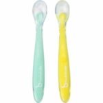 Retrouvez Badabulle Lot de 2 cuillères en silicone 1er âge au meilleur prix sur Bebemaman.ma . Livraison à domicile partout au Maroc.