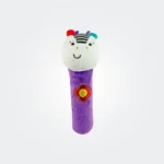 Winfun Hochet Squeak 'N Shake Bâton en Peluche 6m+ Zèbre