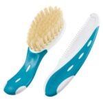 Nuk Brosse à cheveux bébé avec peigne turquoise