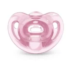 Nuk Sucette sensitive avec boite - Rose 6-18 mois