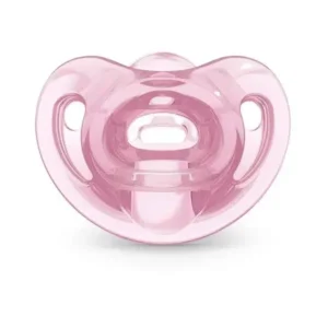 Nuk Sucette sensitive avec boite - Rose 6-18 mois