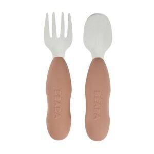 pré couverts apprentissage bébé Béaba inox pralin