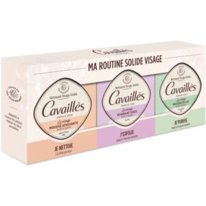 Rogé Cavaillès Routine Solide Visage Lot de 3 Savons de 70g