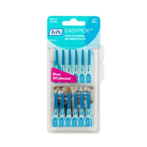 TePe EasyPick 60 Pièces Taille M/L - Bleu