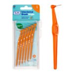TePe Lot de 6 Brosses Angle Interdentaires 0.45mm Taille 1 - Orange