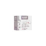 Bibs Lot de 2 tétines rondes en silicone à débit lent pour biberons 6mois+