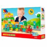 Molto Train blocks avec 70 Pièces