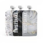 Twistshake 3 Gourdes réutilisables 100ml - Marbre