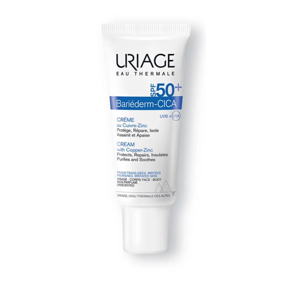 Uriage Bariéderm Cica-Crème SPF50+ au Cuivre-Zinc - 40ml