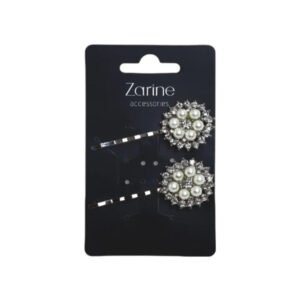 Zarine Double Barrettes Strass